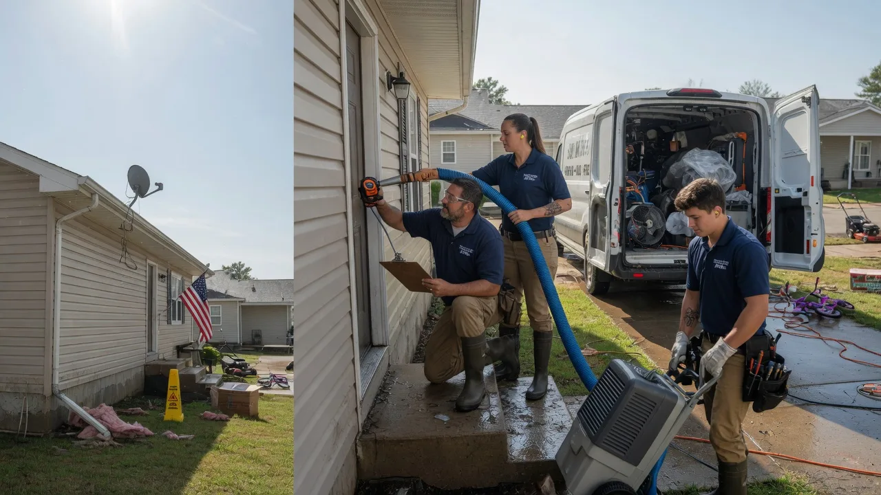 Ceiling Water Damage Restoration in Bowdon, ND near me